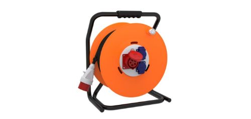 Изображение Pikendusjuhe, 25m, 400V 5g2.5 H07RN-F,plasttrummel,  2x220, 1x5P16A 