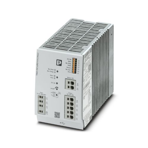 Изображение UPS + toiteplokk TRIO, 24VDC 20A, 4Ah-40Ah, RS485 MODBUS RTU, Phoenix 