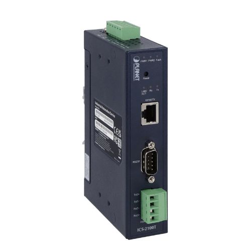Изображение RS232/RS485 - ETHERNET konverter, 9...48VDC/24VAC, DIN-liistule, Lovato