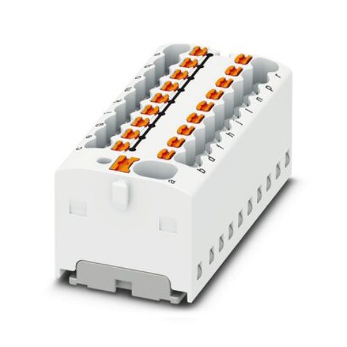 Изображение Jaotusklemm PTFIX 4mm²/18x1.5mm², valge, (lisada DIN adapter 1049497), Phoenix 
