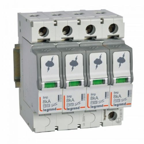 Изображение Liigpingepiirik SPD, 4P, T1+T2, 8kA, Legrand 