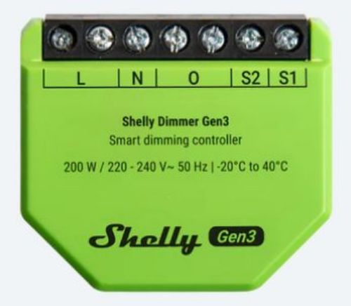 Изображение Wi-Fi 2.4 GHz, dimmer, gen3, Shelly 
