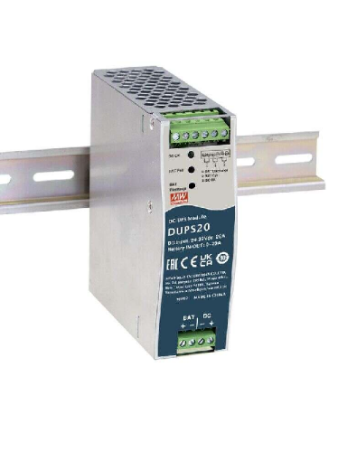 Изображение UPS moodul, 24VDC, Välj: 24VDC 20A, Aku Indikatsioon, Mean Well 