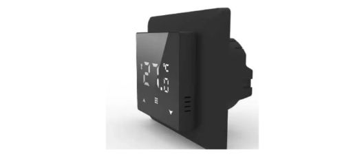 Изображение Termostaat puutetundlik HL-05, WIFI, 16A, 230V 1...50C põrand/õhk, IP20, must 