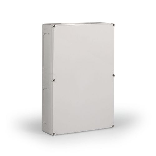Изображение Polükarbonaatkarp Cubo C, 400x600x132mm, IP66/67, halli kaanega, 4xF2 avad, Ensto 