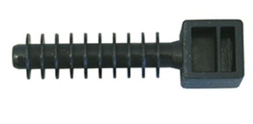 Изображение Juhtmesideme kinnitusalus TÜÜBEL (puur 8mm) laiusele 9mm must (100tk) Haupa