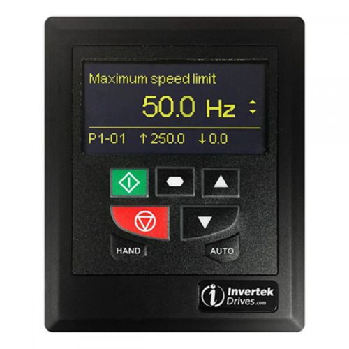 Изображение Invertek OLED displei E3, P2, ECO, LIFT sagedusmuundurile 
