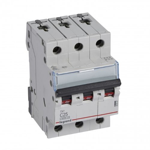 Изображение Moodulkaitselüliti TX3, 3P, 25A, C, 6kA, Legrand 