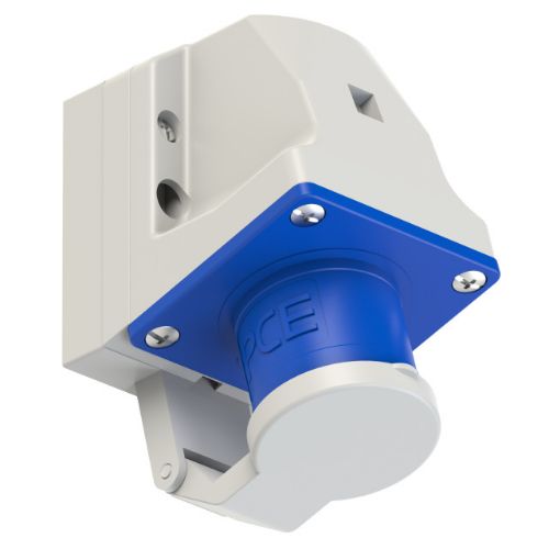 Изображение Seinapistik 16A 3P 6H 230VAC IP44 (ava M25), kaanega, CEE, PCE 