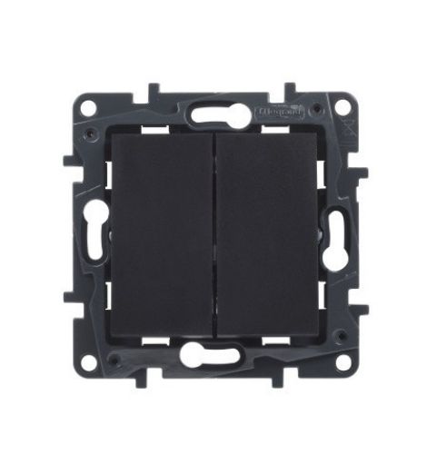 Изображение Grupilüliti klahviga, 10A 230V must matt, vedrukl. süv. IP20, NILOE STEP, LEGRAND 