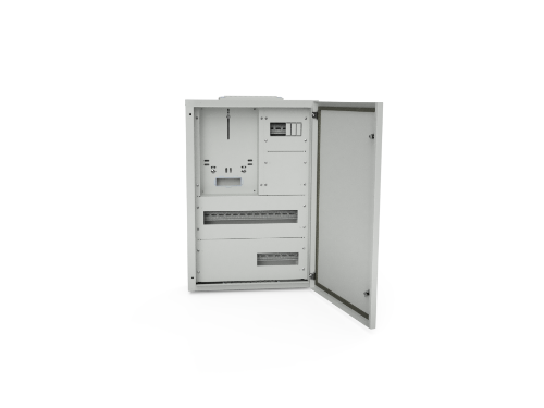Изображение Arvestikilp REJ, pinnapealne, 1 arvesti + 33m(6+27), IP44, hall, 640x440x145, Raasiku Elekter 