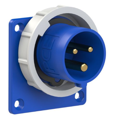 Изображение Kilbipistik otse 16A 3P 6H 230VAC IP67 (75x75), CEE, PCE 