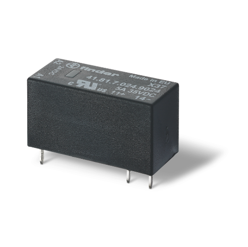 Изображение Pooljuhtrelee 41.81, 1NO, 3A 230VDC, Sis: 24VDC,  pesa 93 seeria, Finder 
