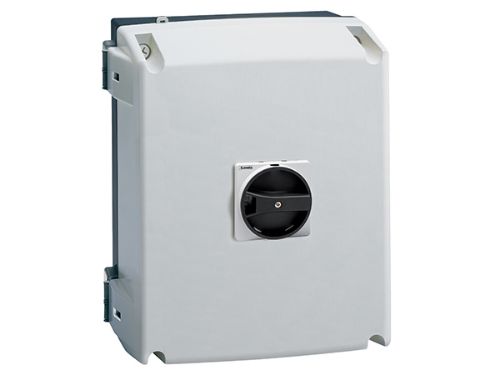 Изображение Karp turvalülitile 125-160A, IP65, kasutamiseks koos GA125A/GA160A, hingega kaas, Lovato 