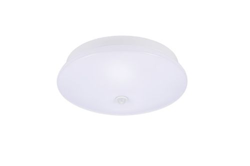 Изображение Plafoon Start 6-18W 830-40 450-1800lm PIR+Hämar ENEC IP54 D300 Valge Sylvania 
