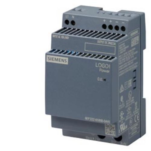 Изображение Toiteplokk LOGO8 LOGOPOWER 24VDC/2.5A, Siemens 