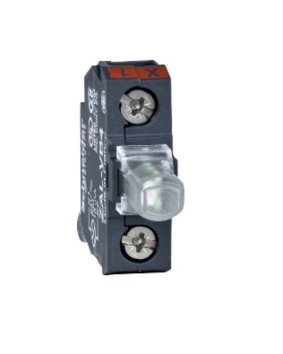 Изображение Lambipesa+LED XAL, VALGE, põhjakinnitus, 24VAC/DC, Schneider 