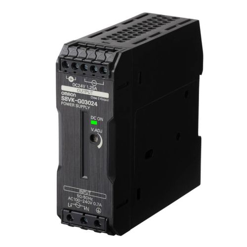 Изображение Toiteplokk S8VK-G, 24VDC 1.3A 30W, 100-240VAC/90-350VDC, Omron 