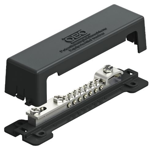 Изображение Potentsiaaliühtlustuslatt 7x25mm2 1xRD8-10, 1xFL30 või RD8-10, välistingimustesse, OBO 