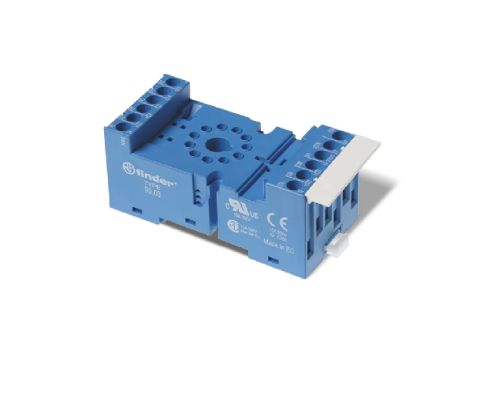 Изображение Releepesa 90.03, 3 CO, 11-pin, metall.fiksaator, DIN-latile, kruviklemm, Finder 