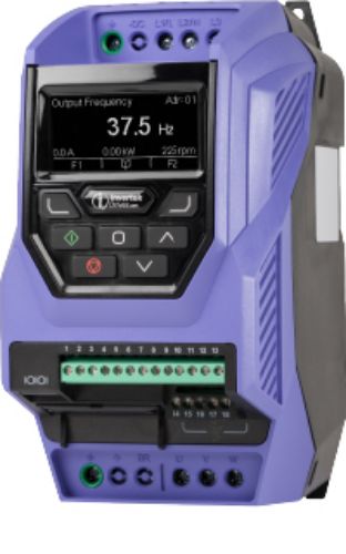 Изображение Sagedusmuundur IP20 400V 4kW 11.2A RS485 265x145x230mm EMC C2 filter OptidriveP2 INVERTEK 