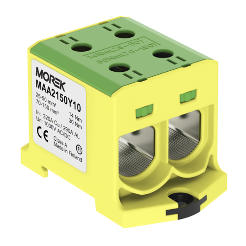 Изображение Hargnemisklemm OTL150-2 ko/ro 2xAl/Cu 25-150mm², 1000V, Morek 