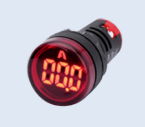 Изображение Digitaalne ampermeeter, M22, PUNANE, ring, 0-100A, 50-500VAC, IP53, Chint 