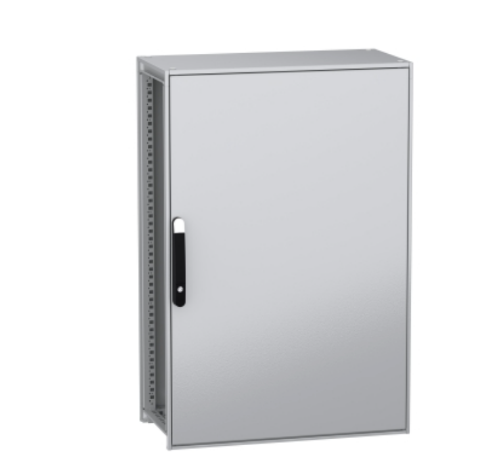 Изображение Põrandakilp 1200x800x400, IP55, dekarboniseeritud teras, mont. plaadiga, Schneider