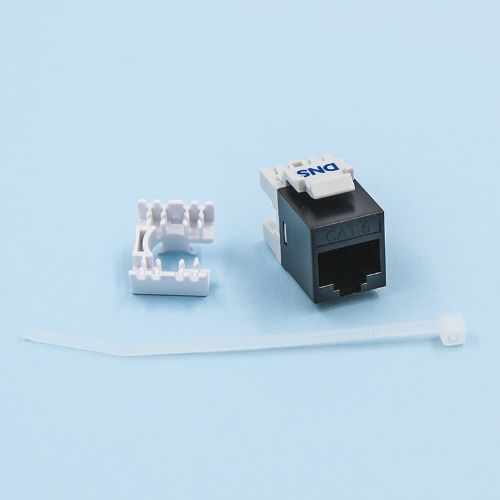 Изображение Arvutipesa sisu Cat6, UTP, must, T2 DNS, Keystone 