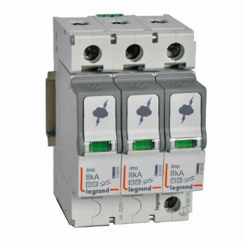 Изображение Liigpingepiirik SPD, 3P, T1+T2, 8kA, Legrand 