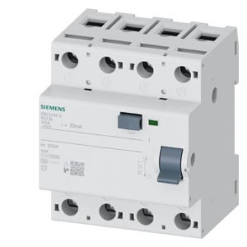 Изображение Rikkevoolukaitse 5SV, 4P, 125A, 30mA, A, Siemens 