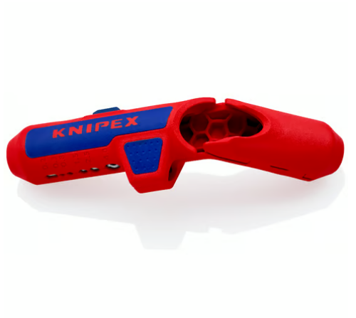 Изображение Kaablikoorimisnuga Ø8-13mm, 0.2-4.0mm² paremakäelistele ErgoStrip KNIPEX 
