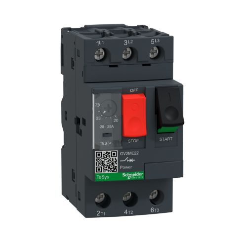 Изображение Mootorikaitselüliti GV2, 20-25A, Schneider 