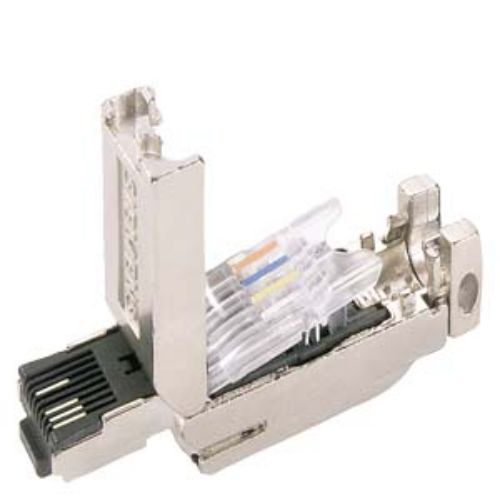 Изображение Tööstuslik Ethernet RJ45 pistik Profinet 2x2, AWG22 (10/100 Mbit/s), 10tk pakk, Siemens 