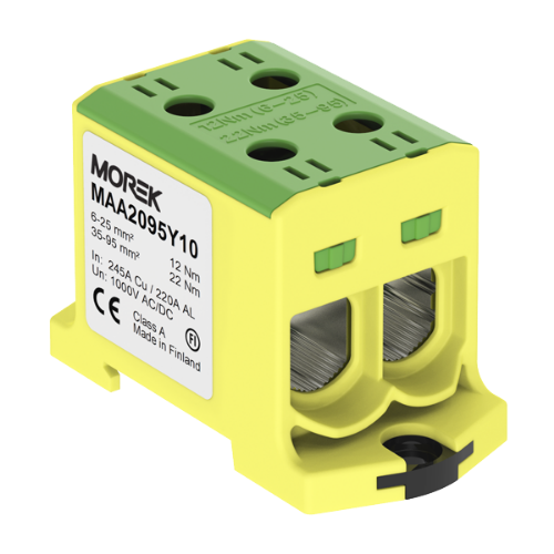 Изображение Hargnemisklemm OTL95-2 ko/ro 2xAl/Cu 6-95mm², 1000V, Morek 
