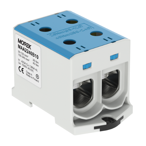 Изображение Hargnemisklemm OTL240-2 sinine 2xAl/Cu 35-240mm², 1000V, Morek 