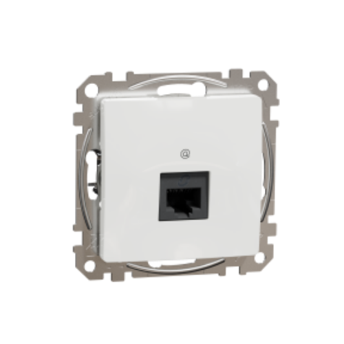 Изображение Arvutipesa 1xRJ45 UTP cat6, valge, SEDNA DESIGN 