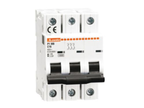 Picture of Moodulkaitselüliti P1MB, 3P, 63A, D, 10kA, UL1077, Lovato 