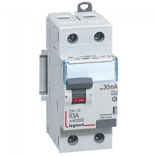 Picture of Rikkevoolukaitse DX3-ID, 2P, 63A, A, 30mA, Legrand 