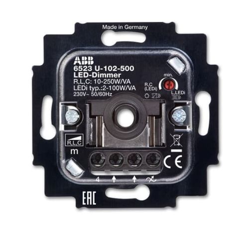 Picture of Dimmeri sisu universaalne, 2-250W/VA (LED 2-100W), veksel, min regulaatoriga, ABB