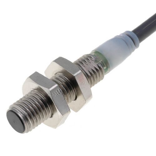 Picture of Ind.andur M8, Sn=2mm, Shielded, PNP-NC, SUS korpus 43mm, kaabel 0.2m, Omron