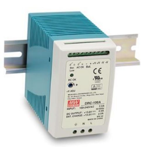 Picture of Toiteplokk+UPS moodul, 230VAC, Välj: 13.8VDC 4.5A+13.8VDC 2.5A, Mean Well 
