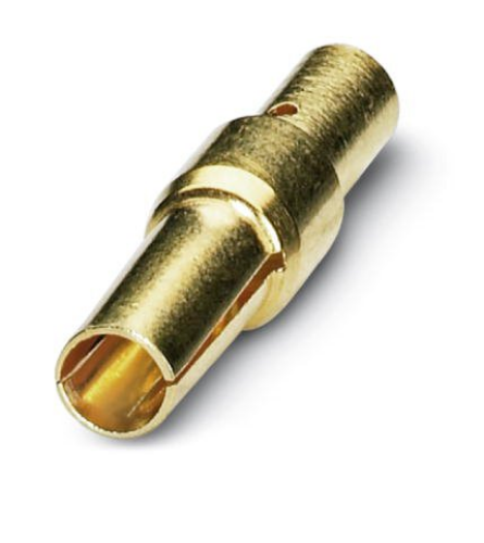 Picture of Crimp contact, turned, contact diameter: 2 mm, crimp range: 1 mm² ... 1.5 mm², Phoenix 