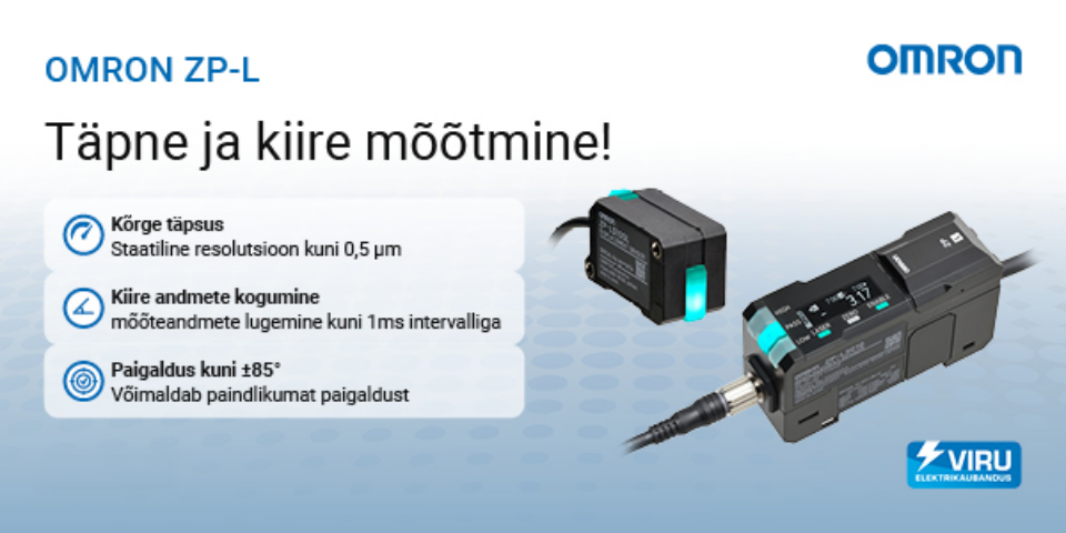 OMRON ZP-L laserkaugusandur