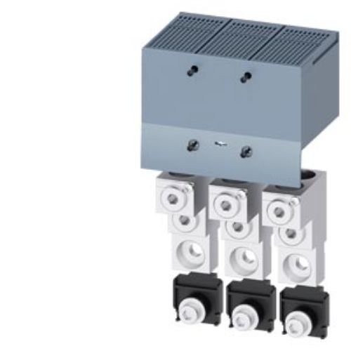 Picture of Block terminalCu/Al cables 2x(70 ÷ 300) mm2,  3pcs, 3VA13/3VA14/3VA23/3VA24 up to 630 A, Siemens 