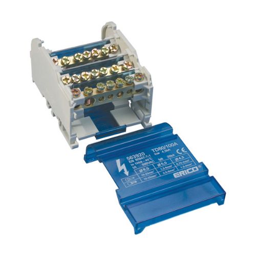 Picture of Voolujaotusplokk TD 40A 4P 12-terminali, nVent Eriflex 