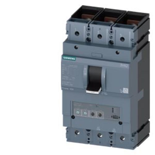 Picture of Kompaktkaitselüliti 3VA24, 3P, 630A, 85kA/415V, ETU350(LSI), 250-630A, Isd=1.5-10xIn, Siemens 