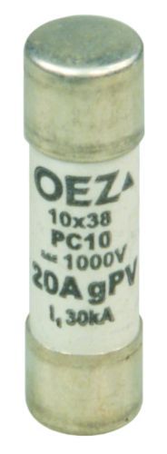 Picture of Silindriline sular 10x38, 20A gPV, 1000VDC, OEZ 