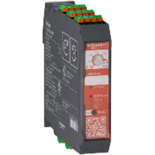 Picture of Hübriid reverseeritav starter 24VDC, 3f 400VAC, 3kW, termokaitse, Safety STO, Schneider
