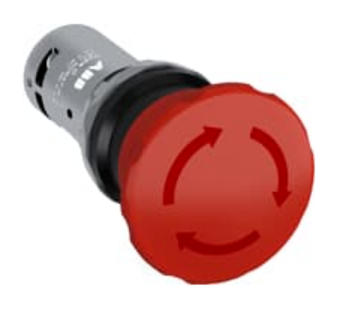 Picture of Surunupp CE4T-10R-02 hädastopp 2NC pööratav 40mm, ABB 